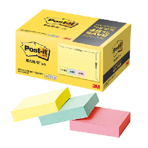 3M)포스트-잇 노트(653-20A 대용량팩)