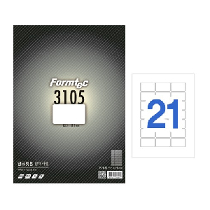 폼텍)잉크젯용광택라벨(PS-3105/10매)