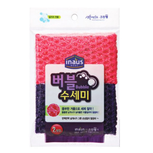 크린랩 버블수세미 2P