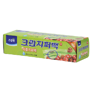 크린랲)크린지퍼백(대/25x30cm/20매)