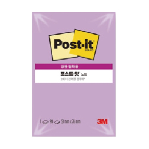 3M)포스트-잇 강한점착용(656/라벤더/51*76mm)