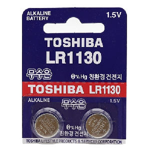 도시바)코인형건전지(LR1130/2입)