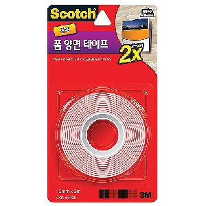 3M)폼양면테이프(3120/12mm*2m/강력)