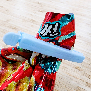 밝은생활 파스텔톤 밀봉 집게(중형 기본 5P)