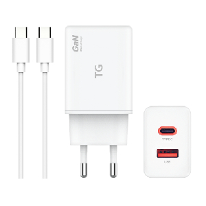TG)GAN 45W 2포트 초고속 충전기(CtoC 케이블 포함) TG-HQ451D