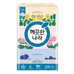깨끗한나라)순수소프티미용티슈(250매X3개)