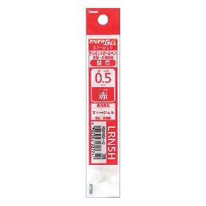 펜텔)에너겔 3색 중성펜 리필(LRN5H/0.5mm/적/1개입)