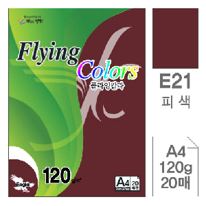 삼원)플라잉칼라(E21.피색/A4/120g/20매)