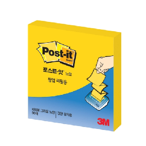 3M)포스트-잇 팝업리필(KR-330-SSN/그리움노랑/76*76mm)