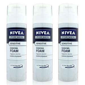 니베아 부드럽고 가벼운 면도 쉐이빙폼 200ml 3개