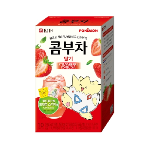 ★할인_담터 포켓몬 콤부차 딸기 10T