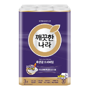 깨끗한나라)촉앤감 프리미엄 화장지(30M×30롤)