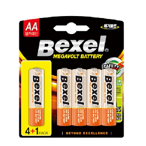 벡셀)메가볼트건전지(AA/4+1)