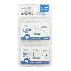 일회용 치실 50P 2개입
