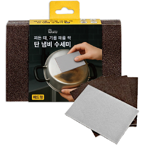 탄 냄비 수세미 패드형 5P