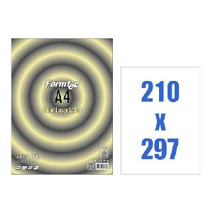 폼텍)칼라레이저 물류관리용 라벨 A4(CL-3130/100매)