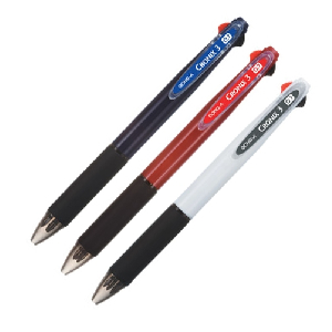 동아)크로닉스3색볼펜(0.7mm/적색)