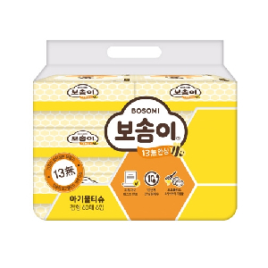 깨끗한나라)보솜이 안심물티슈13無(캡형/60매*6개입)