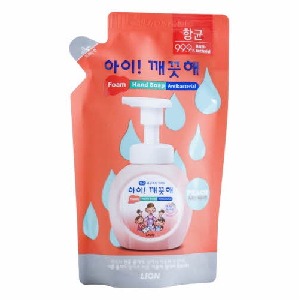 LION)아이깨끗해 핸드워시(복숭아향/200㎖리필)