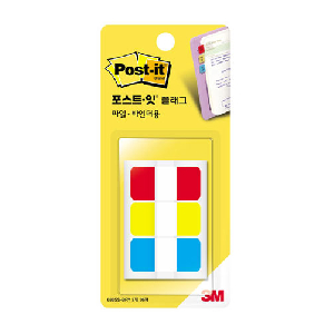 3M)포스트-잇 플래그 파일,바인더용(686SS-BRY/38*18mm)