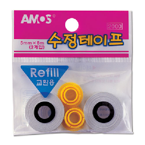 아모스)수정테이프리필(2개입)