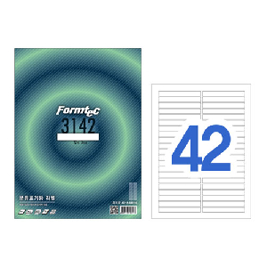 폼텍)분류표기용라벨(LQ-3142/20매)