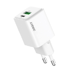 루덱)GaN 30W 2포트 고속 충전기 ZX-2U84KR