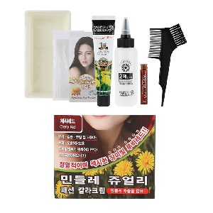 고농축앰플내장 두피모발 헤어염색약 60g 체리레드