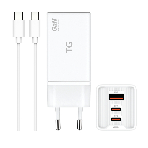 TG)GAN 65W 3포트 초고속 충전기(CtoC 케이블 포함) TG-HS651D