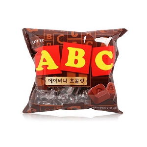 롯데 ABC 밀크 초콜릿 (187g)