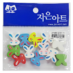 나무모양비즈(토끼얼굴)