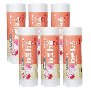 롯데롤백 대형 30cm x 45cm , 3kg 대용량 6개입