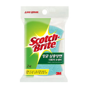 스카치브라이트 삼중양면다목적수세미2P(MD-128DB2)