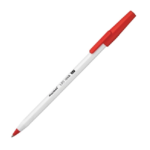 모나미)153스틱볼펜(0.7mm/적)-낱개