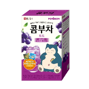 ★할인_담터 포켓몬 콤부차 포도 10T