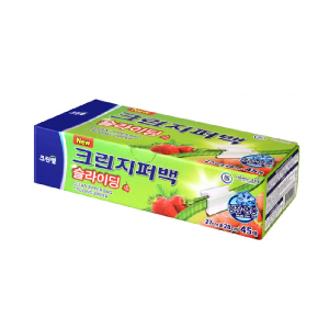 크린 대용량 슬라이딩 지퍼백 27cmx28cm 45매