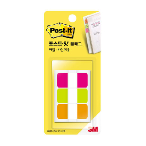 3M)포스트-잇 플래그 파일,바인더용(686SS-PGO)