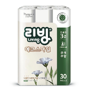 ★할인_삼정펄프)리빙에코스마일화장지(22M×30롤,3겹)-단종