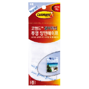3M)코맨드 양면테이프 투명(중/6SET)