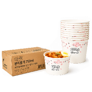 BOX 이라이프 분식용기 750ml 320개입