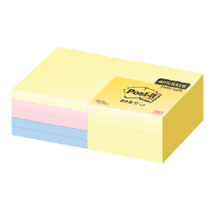 3M)포스트-잇 노트(654-10A 알뜰팩/76*76mm)
