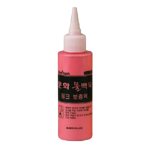 문화)더존 물백묵 잉크 보충액(적색)