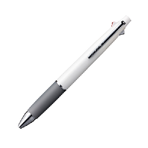 미쯔비시)제트스트림 4색볼펜+샤프(MSXE5-1000/0.7mm/화이트)-일시품절