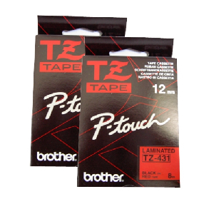 Brother 라벨테이프 적바탕 흑문자 TZ-431 (12mm)
