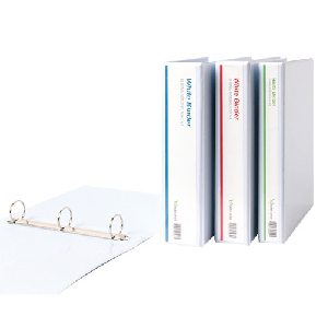 모든오피스)백색투명3공O링바인더(PP/A4/3cm)