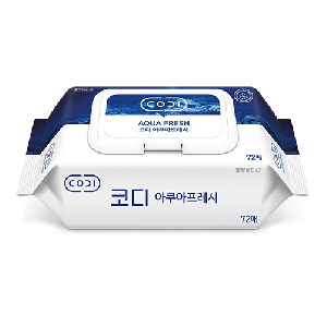 쌍용)코디아쿠아프레시물티슈(캡형/72매)