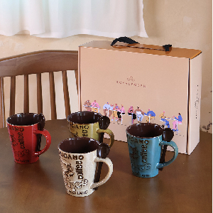 로얄보덴 룽고 스푼머그 8P (머그4P+스푼4P) 1BOX (9EA)