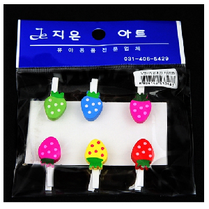 모양나무집게(딸기)