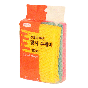 롯데이라이프 망사수세미 10P