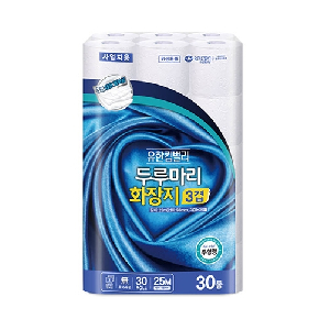 유한킴벌리)두루마리화장지 무형광 3겹 25mX30롤